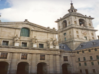 Courtyard in front of the Royal Monastery of San Lorenzo de El Escorial